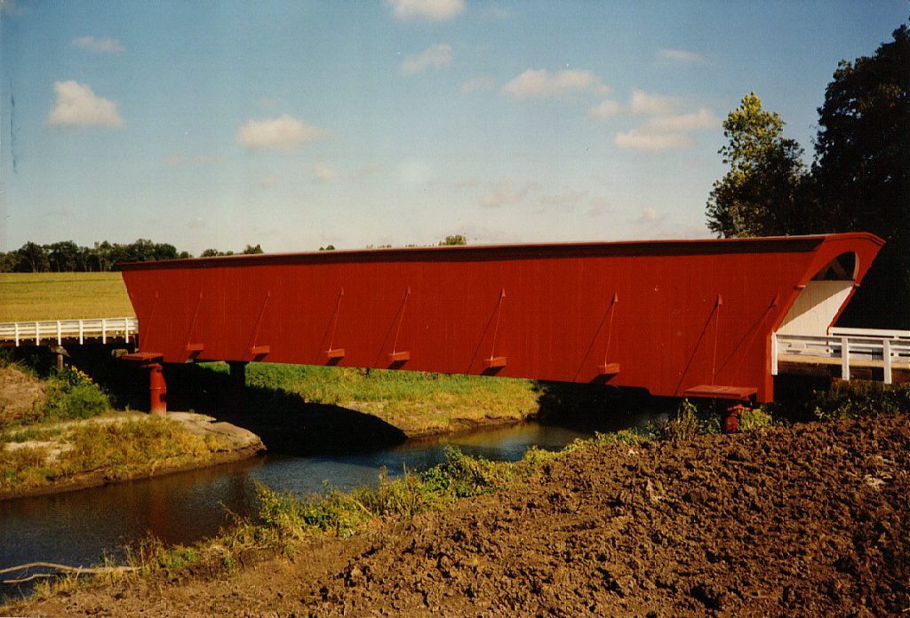 Here is a prime example of one of the covered bridges. This one is still in use -- many are quite old and are not in use at all anymore.